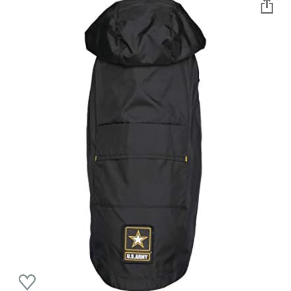 Dog Army Raincoat (XXL)